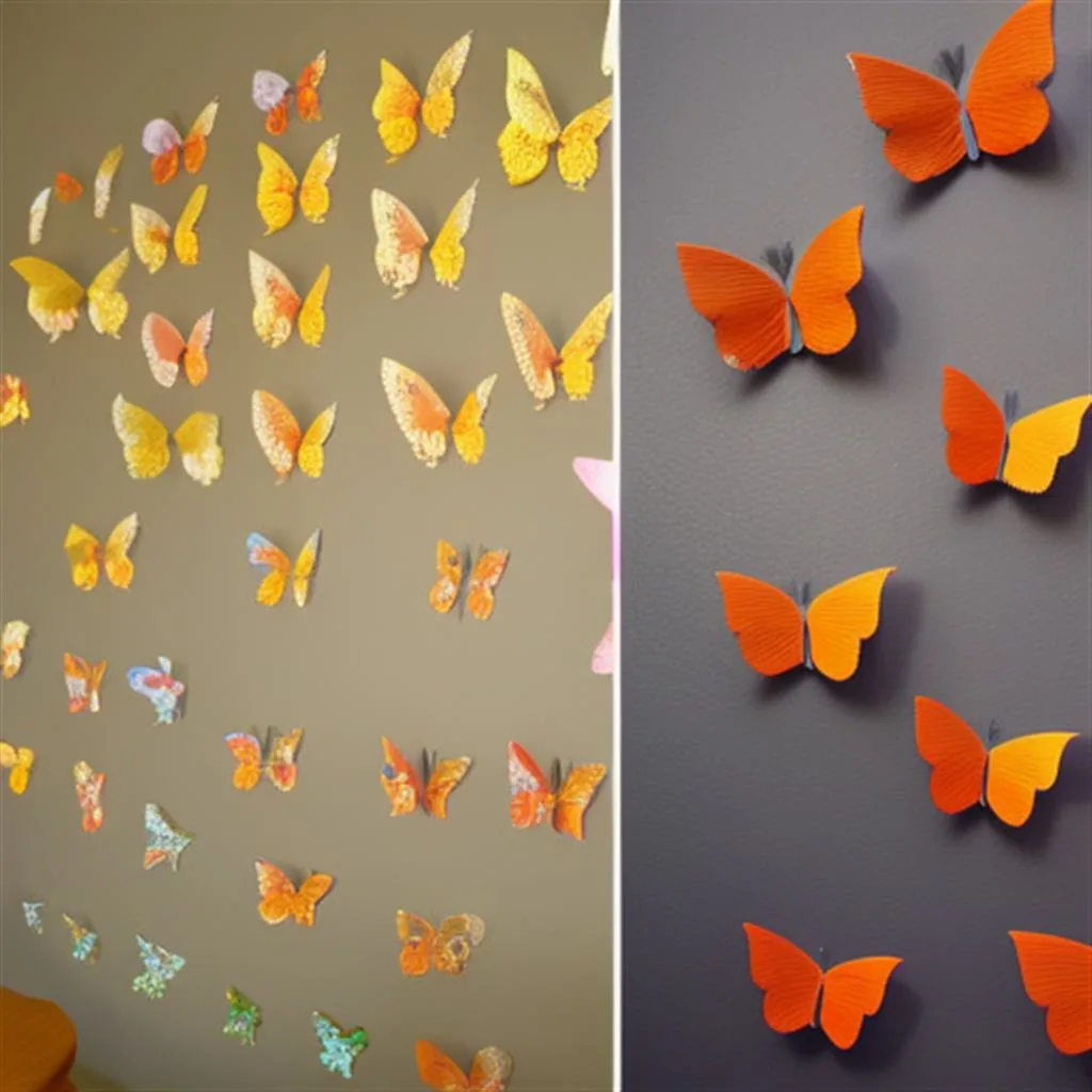Jak zrobić motyle do dekoracji ścian