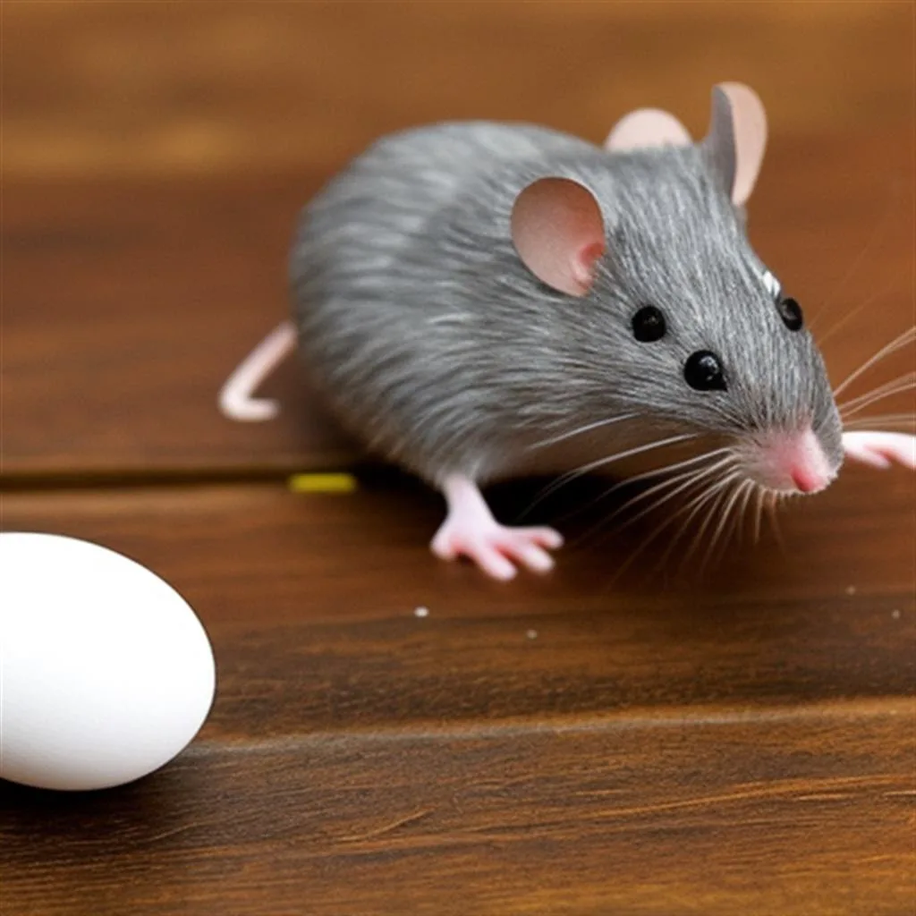 Jak zrobić mysz z jajka